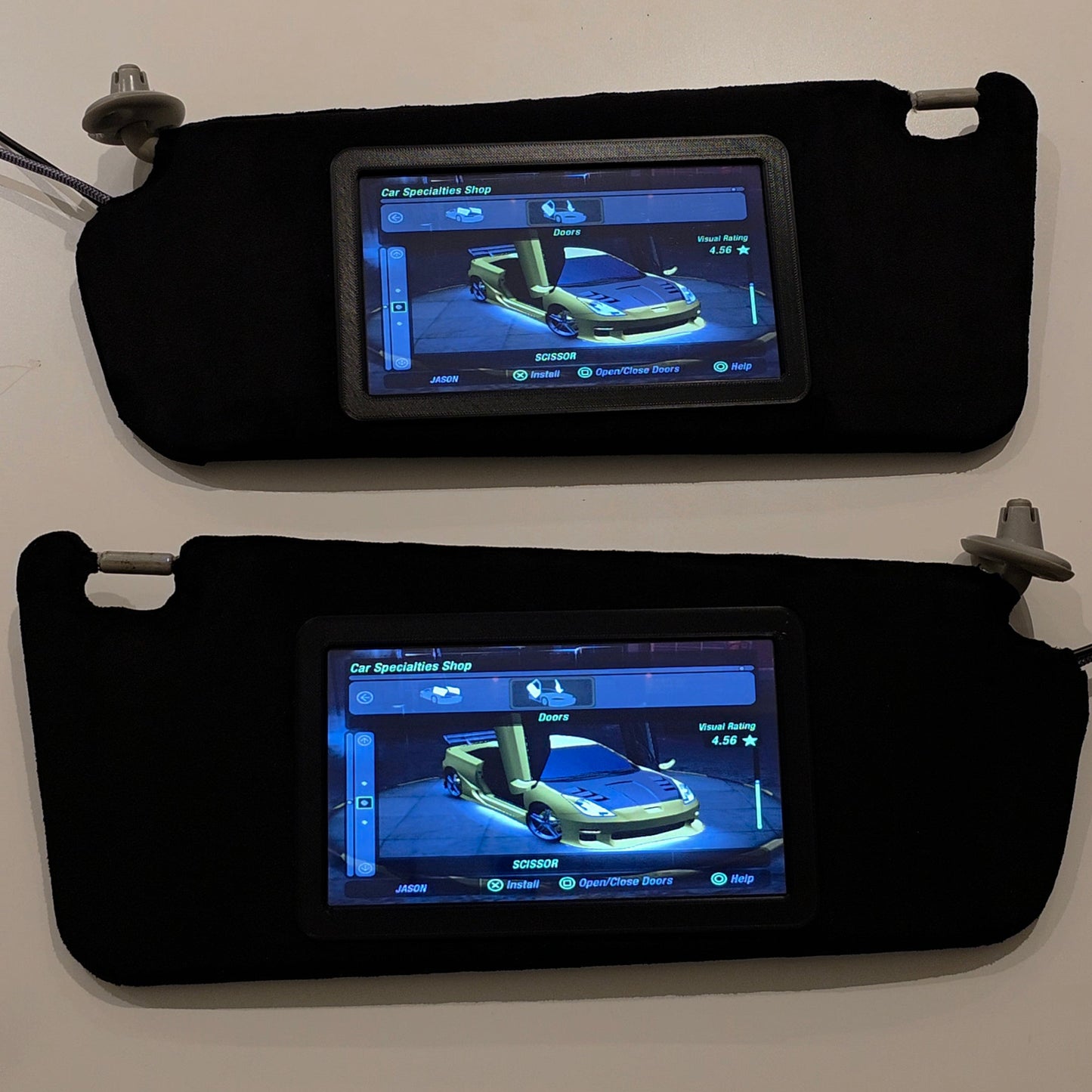 Custom Gen 7 Celica Sunvisor