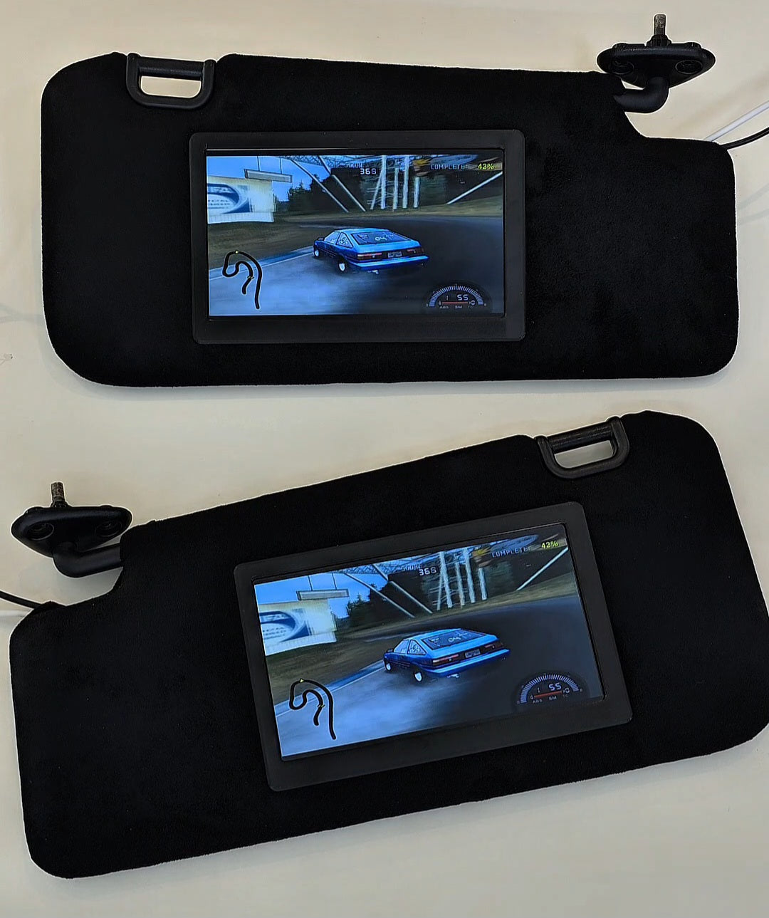 Custom GT86 FRS BRZ Sunvisor