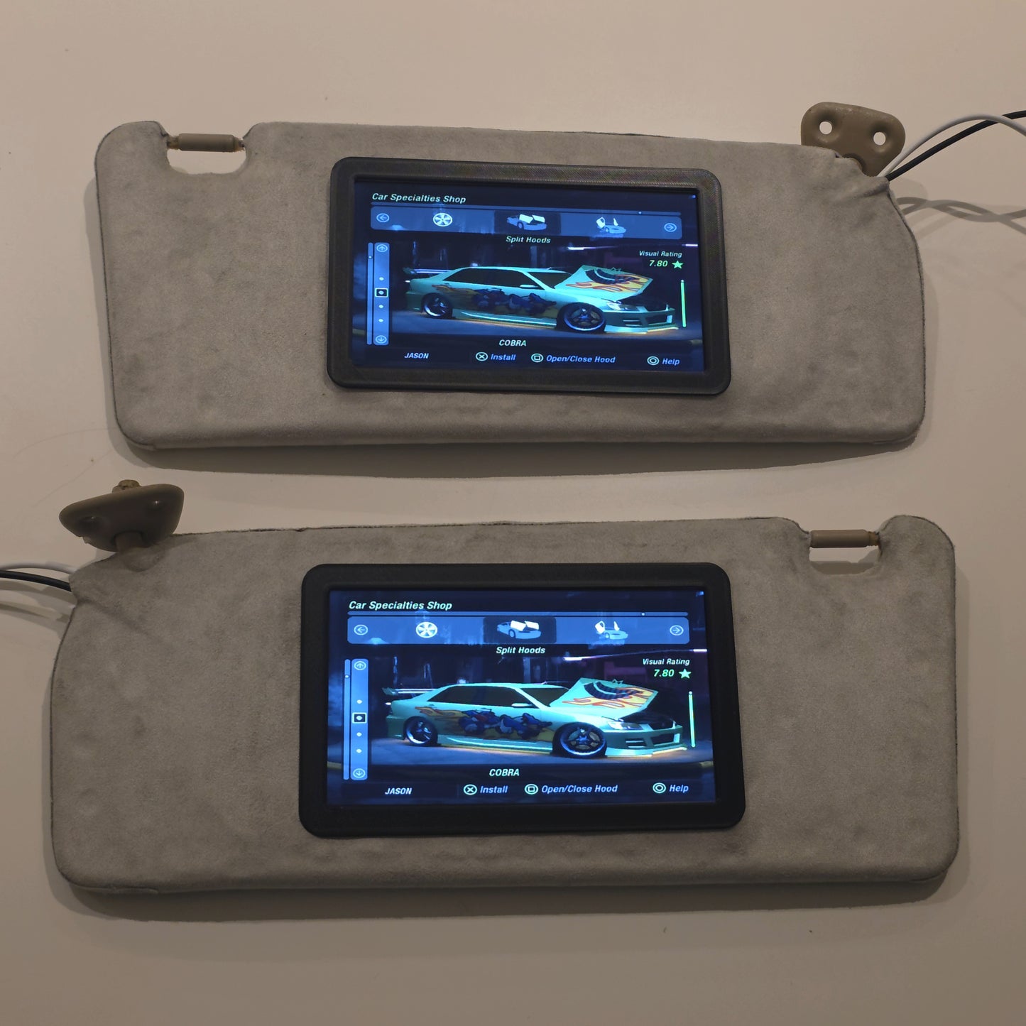 Custom Lexus IS200/IS300/Altezza Sunvisor